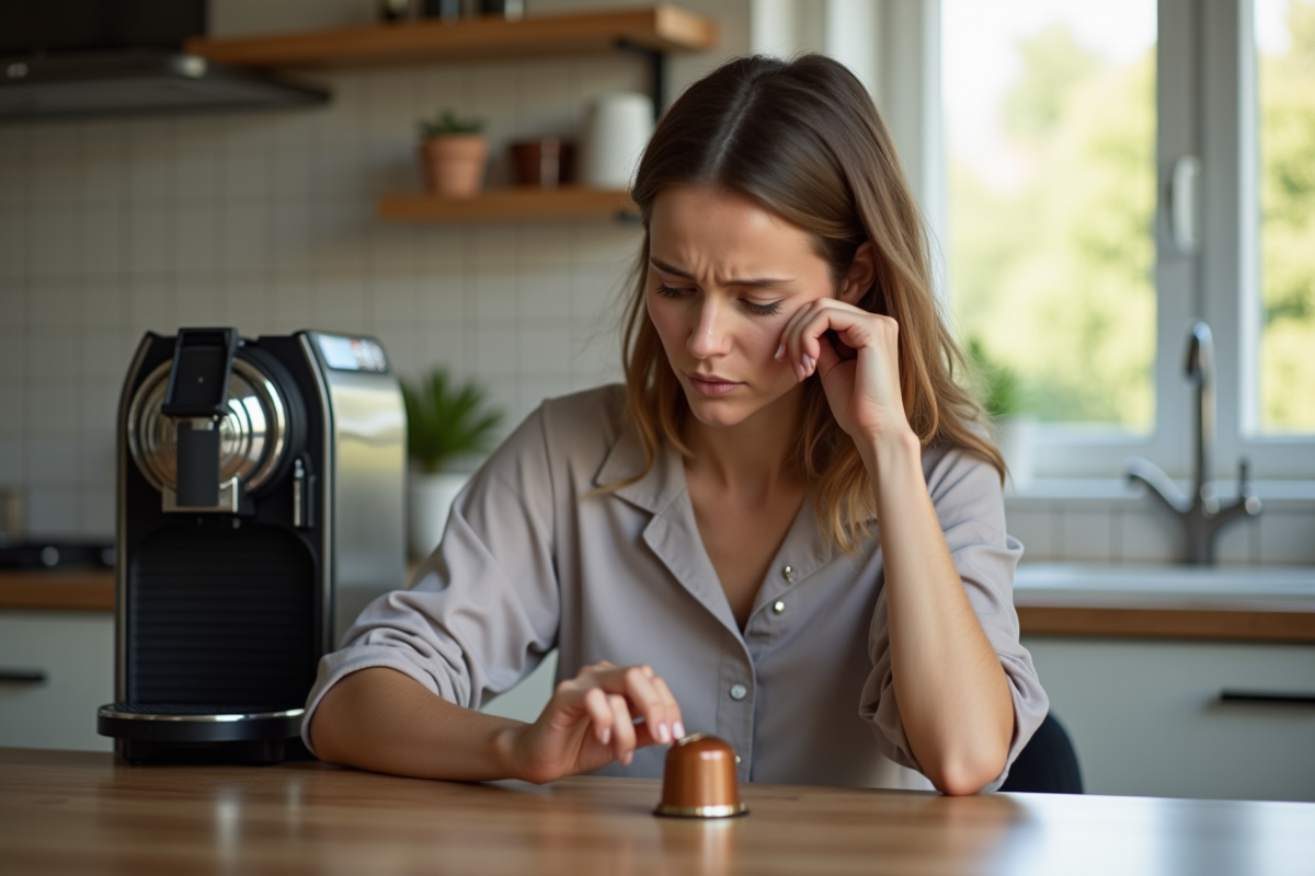 Raisons pour lesquelles les capsules ne tiennent pas en place