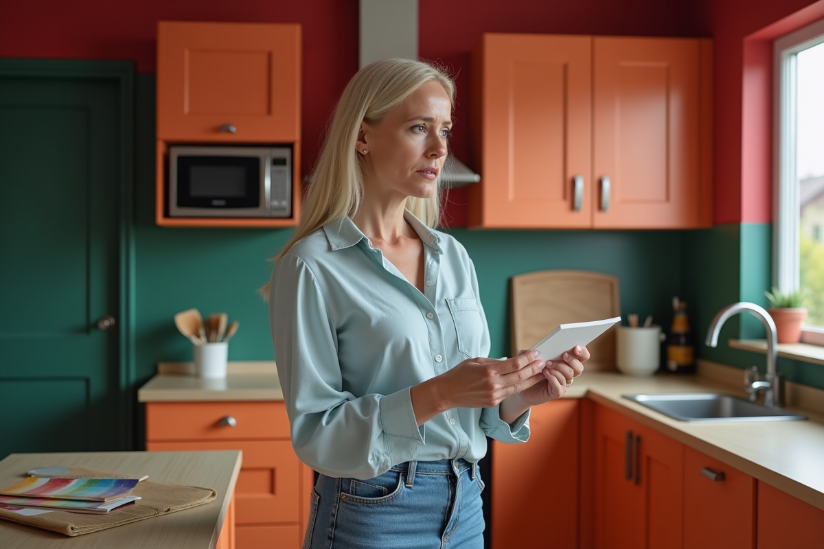 Couleurs à éviter absolument pour la peinture d’une cuisine