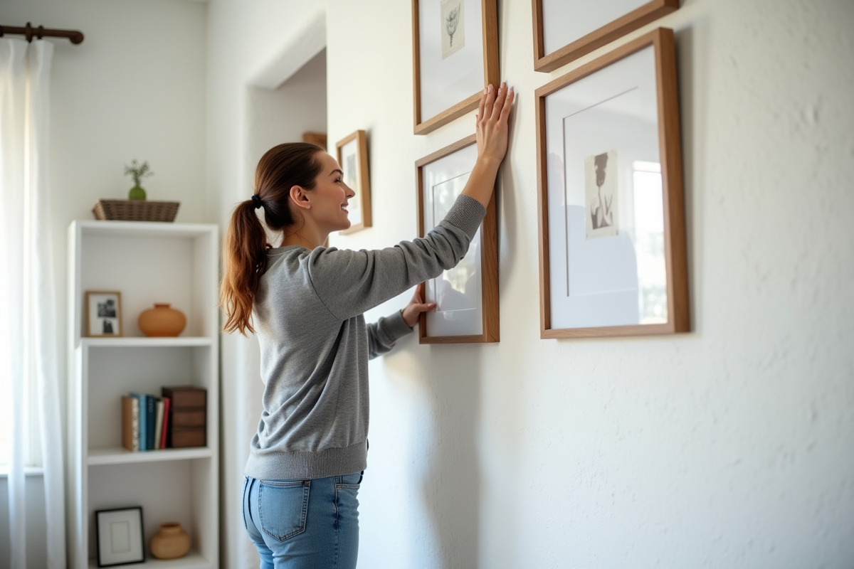 Placer des cadres sur un mur : techniques et astuces essentielles