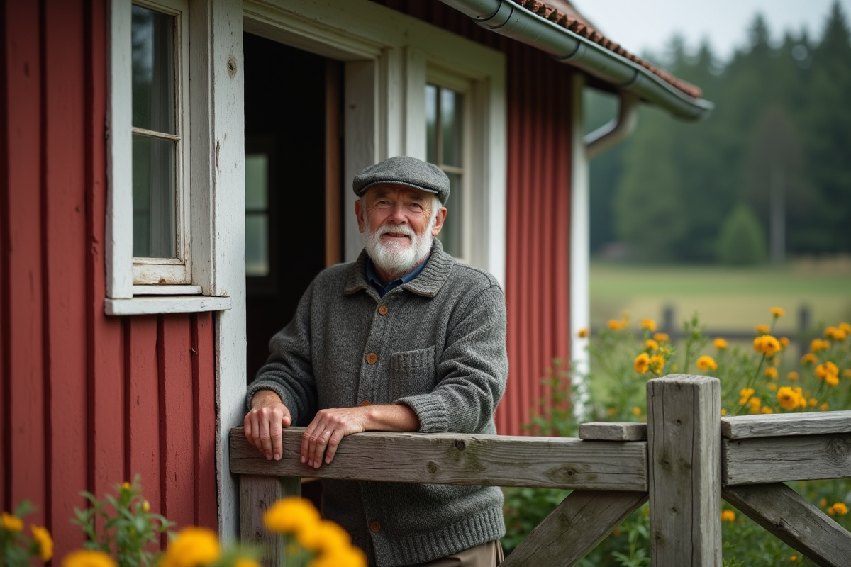 Les maisons rouges en Suède : origines et significations
