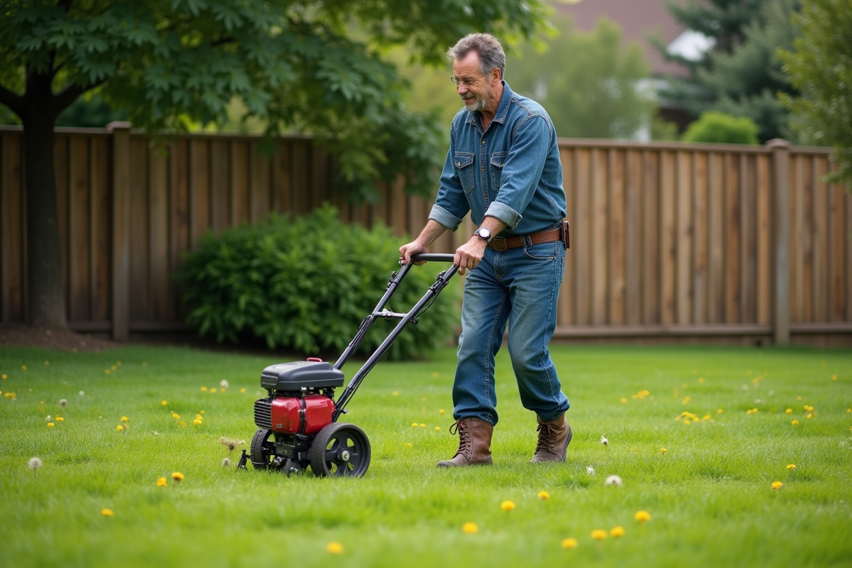 Carottage de pelouse : le moment idéal pour aérer votre gazon