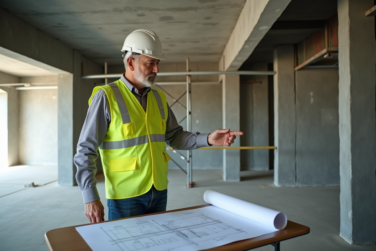 Différence entre portée et travée en construction